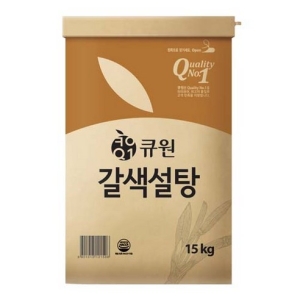 큐원 갈색설탕 15kg (2개)_이미지