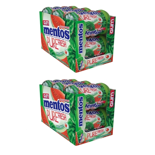 멘토스 퓨어 프레시 껌 50피스 6x2팩 수박