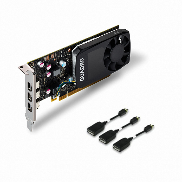 NVIDIA 쿼드로 P400 MDP to DP D5 2GB ABKO