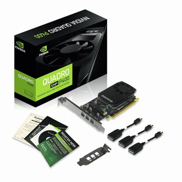 NVIDIA 쿼드로 P400 MDP to DP D5 2GB ABKO_이미지