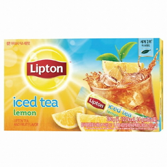 유니레버 립톤 아이스티 믹스 레몬 스틱 20개입 (1개)_이미지