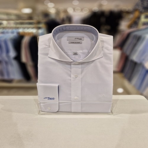 ST듀퐁 기획 와이드카라 슬림 와이셔츠 SE4FM22LS927SWH_이미지