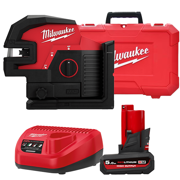 밀워키 M12 CLL4P (5.0Ah, 배터리 1개)_이미지