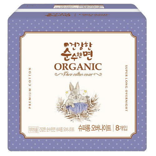 순수한면 건강한 순수한면 슈퍼롱 오버나이트 8개 (6팩(48개))_이미지