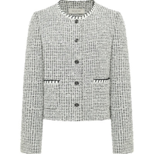 린컴퍼니 케네스레이디 샤체트 라운드넥 자켓 EVWJKQC990