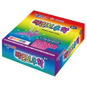 종이나라 1500 레인보우 학접기_이미지
