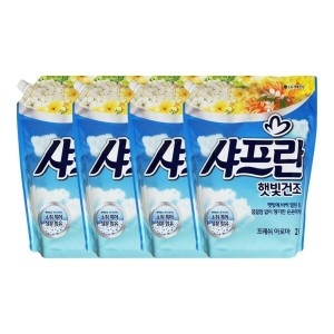 샤프란 햇빛건조 프레쉬 아로마 리필 2L (4개)_이미지