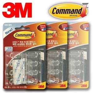 3M 투명 5mm 소형전선 클립 24P 랜선용 투명클립 선정리 쓰리엠 랜선클립 코맨드이미지입니다. 누르면 해당 게시물로 새창이동합니다.