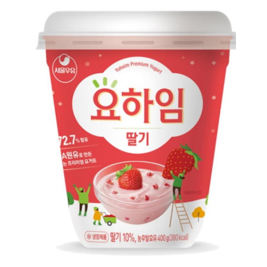 서울우유 요하임 딸기 400g (1개)