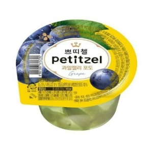 CJ제일제당 쁘띠첼 과일젤리 포도 210g