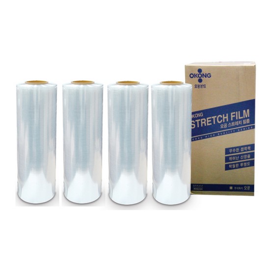 오공 스트레치 필름 15mic 500mm x 300m (4롤)_이미지