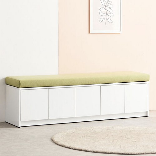 지엠인터내셔널 가구데코 아르망 수납 벤치소파 3인용