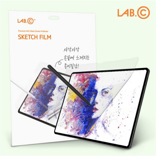 LAB.C 갤럭시탭S7 플러스 종이질감 오리지널 스케치 보호필름 (액정 1매)_이미지