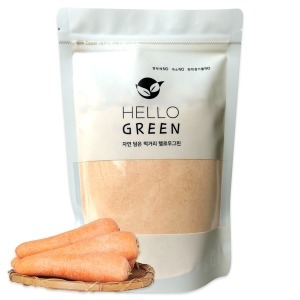 헬로우그린 헬로우 국산 당근 분말 250g 팩