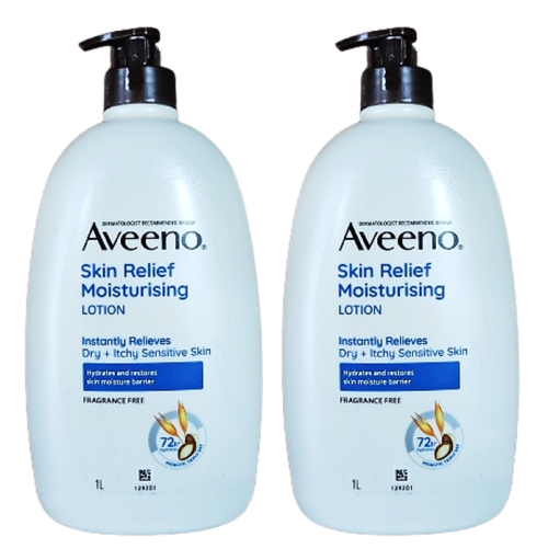 존슨앤존슨 아비노 스킨 릴리프 모이스처라이징 로션 1000ml (2개)