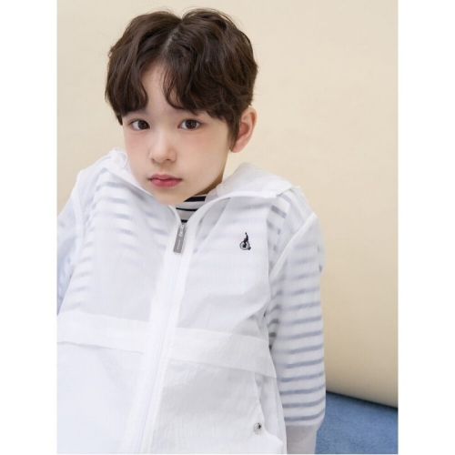 빈폴 키즈 한줌 바람막이 점퍼 아이보리 BI6339U010_이미지