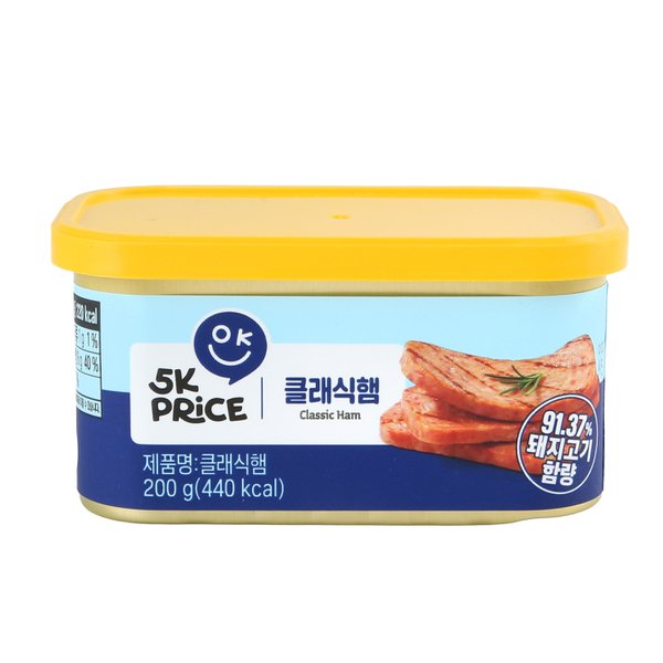 롯데웰푸드  5K프라이스 클래식햄 200g