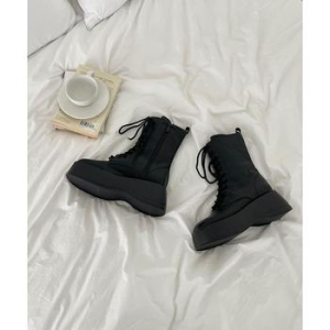 슈썸 여성 워커부츠 발편한 통굽 키높이 워커 RJ-k567 S11314455