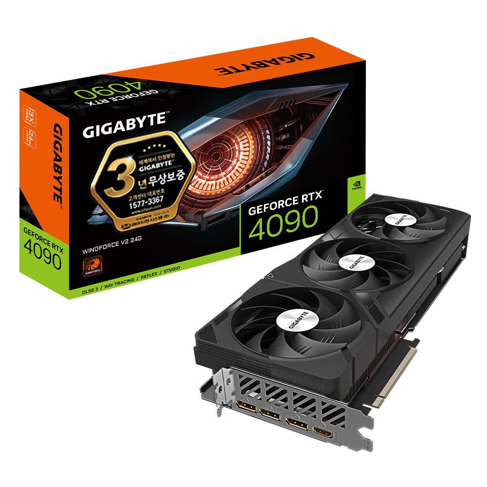 GIGABYTE 지포스 RTX 4090 WINDFORCE V2 D6X 24GB 제이씨현_이미지
