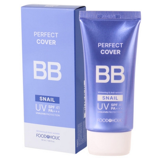 푸드어홀릭 퍼펙트 커버 스네일 비비크림 50ml (1개)_이미지