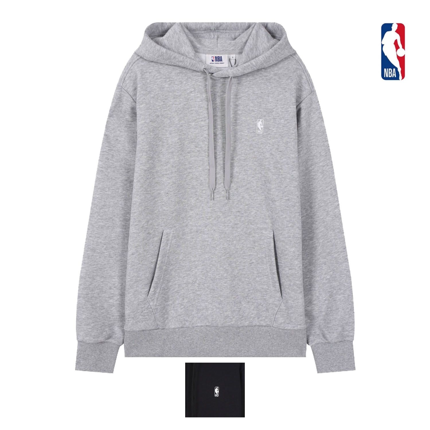 NBA 남녀공용 레귤러핏 베이직 스몰로고 후드티셔츠 M261HT559P_이미지