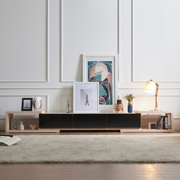 장인가구 아이브 레미 듀얼 확장형 거실장