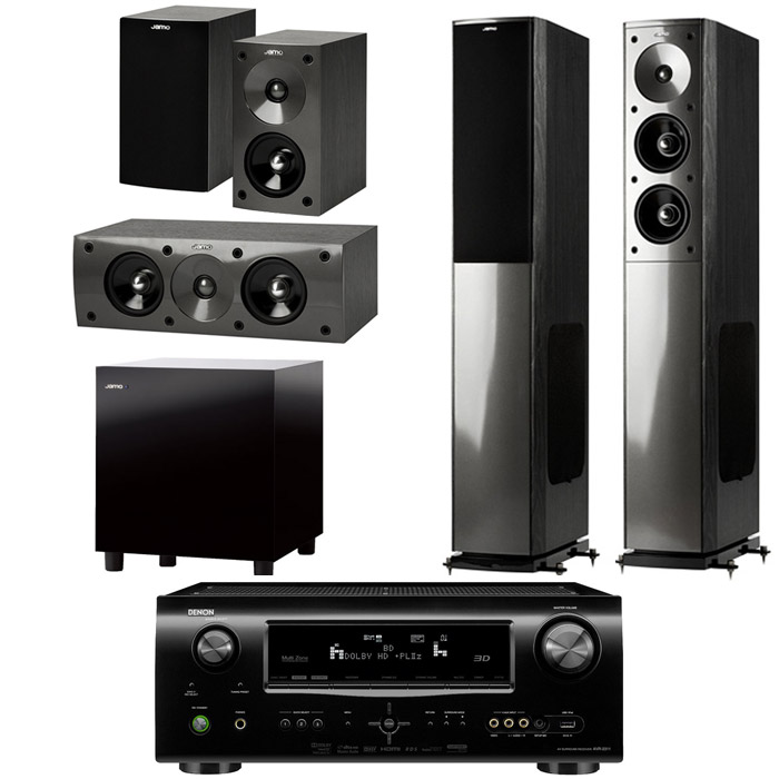 야모 S606 5.1채널 + 데논 AV리시버 (AVR-2311, SUB-210)_이미지