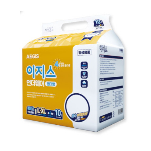언더웨어 요실금팬티 특대형 10개