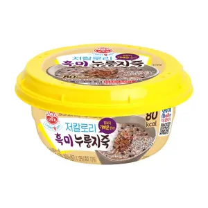 오뚜기 저칼로리 흑미누룽지죽 215g (3개)_이미지