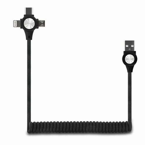 넥스트로드 NRoad 3in1 MB 멀티 고속충전 케이블 (1.2m)_이미지
