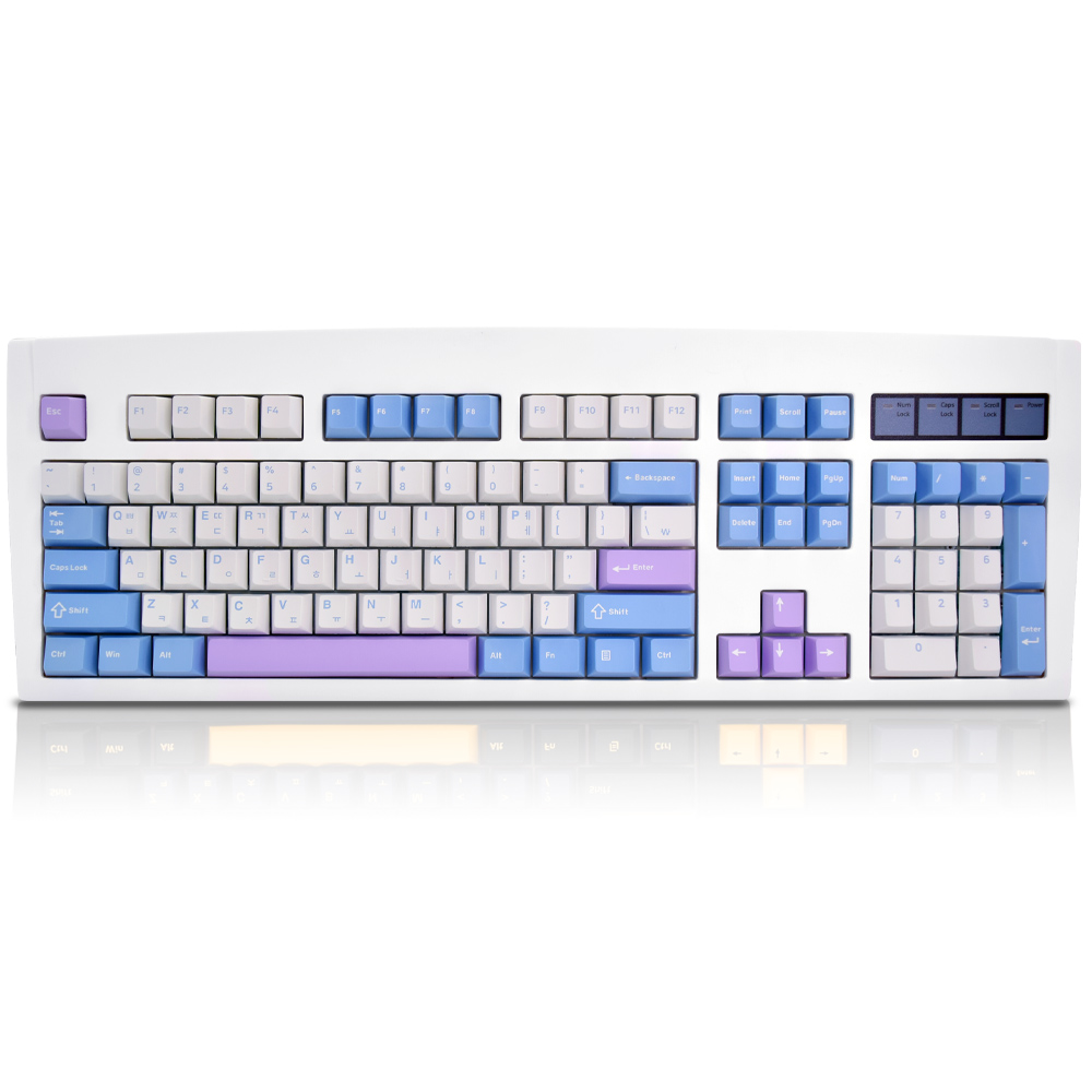 QSENN DT35 104 가스켓 유무선 기계식 블루퍼플 (중고)_이미지