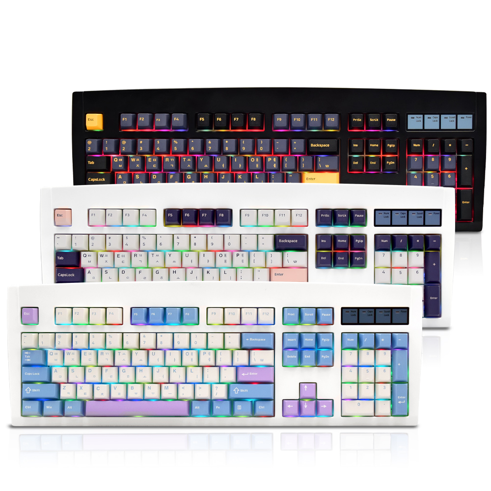 QSENN DT35 104 가스켓 유무선 기계식 블루퍼플 (중고)_이미지