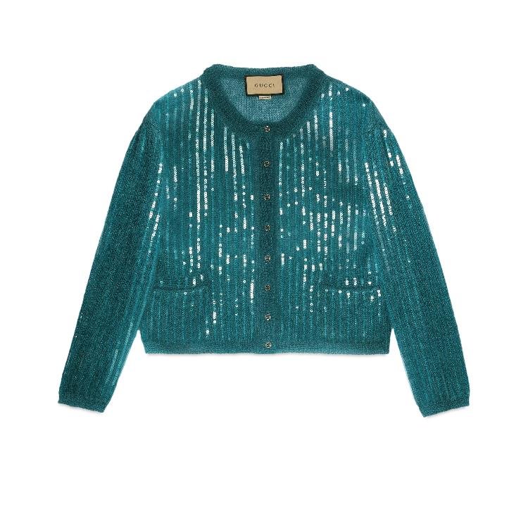 구찌 모헤어 실크 가디건 764583 XKDMO 3601