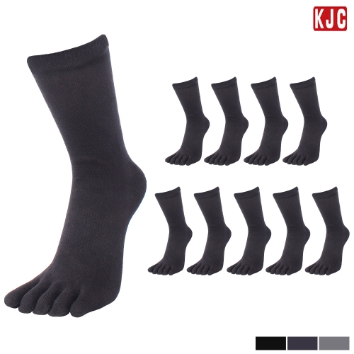 KJC 남자 국산 장목 무지 항균 정장 발가락양말 (10켤레)