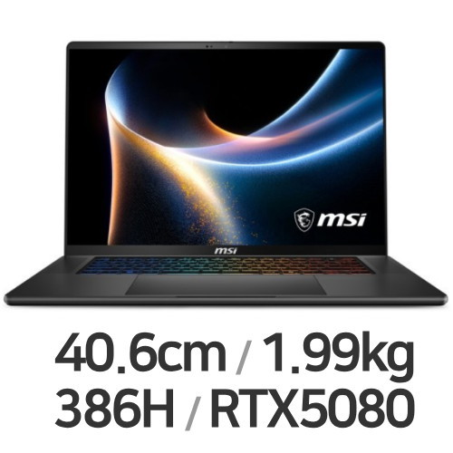 MSI ���ڽ� 16 AI+ B3WI-U9 QHD+ OLED