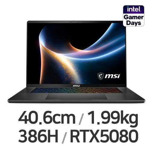 MSI 스텔스 16 AI+ B3WI-U9 QHD+ OLED이미지입니다. 누르면 해당 게시물로 새창이동합니다.