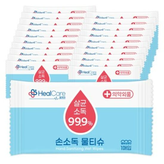 헬케어 손소독 물티슈 리필형 1매