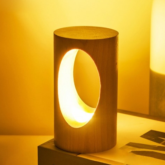 ALLILIO LED 밝기 조절 나무구멍등_이미지