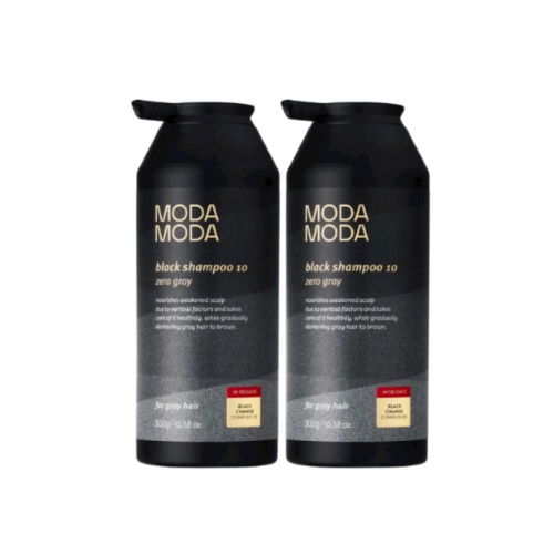 모다모다 3세대 제로 그레이 블랙샴푸 10 300g (2개)_이미지