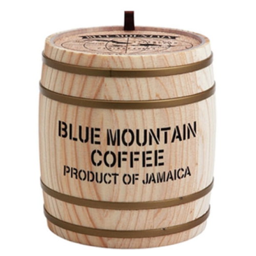 본막 미니 오크원목 커피 보관통 대 200g