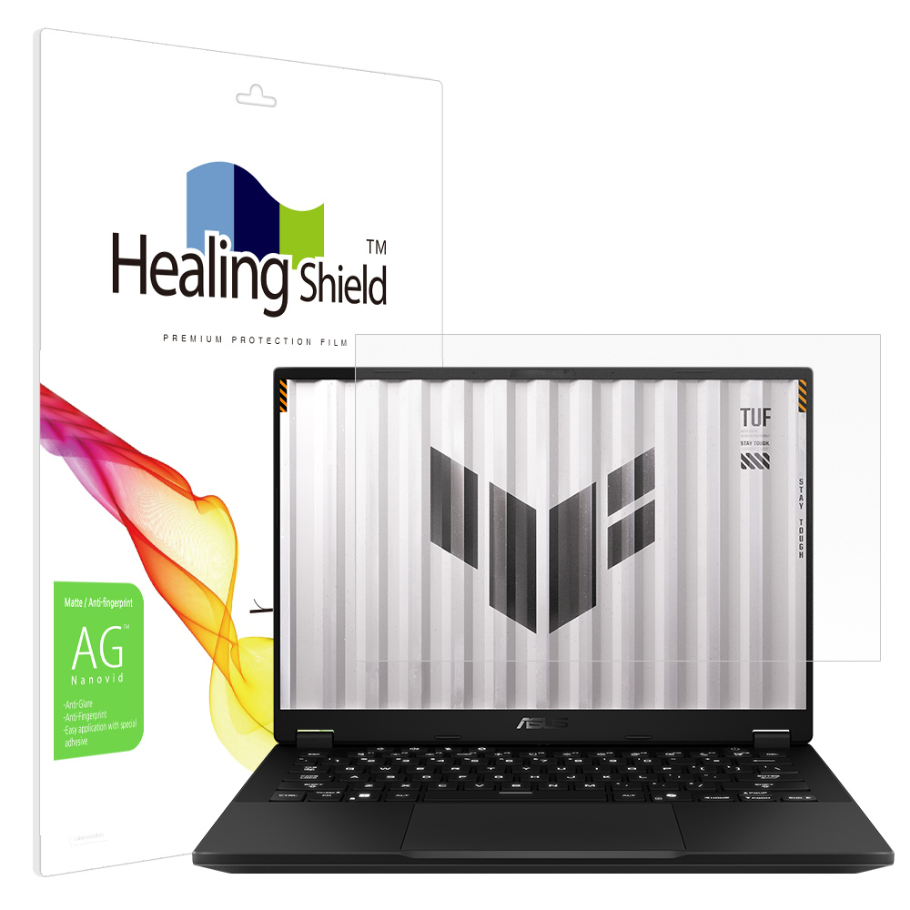폰트리 힐링쉴드 ASUS TUF Gaming A14 2025 저반사 지문방지 액정보호필름_이미지