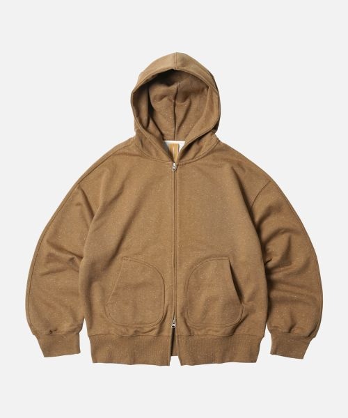 ltgt FRIZMWORKS OG BOCACI HEAVYWEIGHT HOOD ZIP UP PARKA _ CAMEL FZWO..