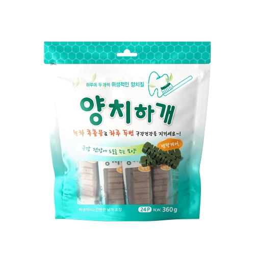 양치하개 덴탈케어 360g (15g x 24p)
