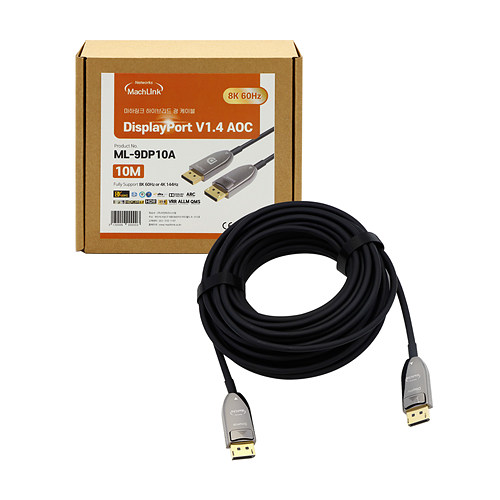 마하링크 ML-9DP DisplayPort v1.4 AOC 케이블 (20m, ML-9DP20A)_이미지