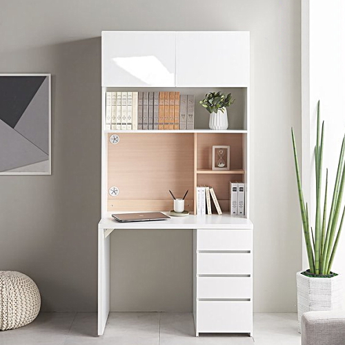 레아 4단 서랍장 독서실 전면책상세트