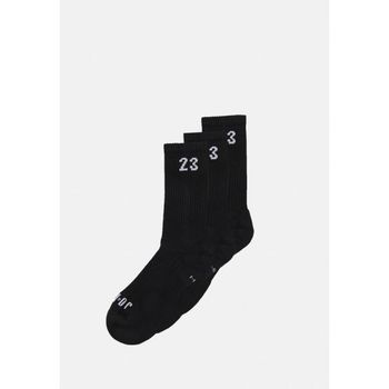 조던 필수 크루 3팩 유니섹스 스포츠 양말 검정/흰색 7490723