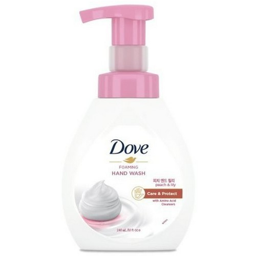 도브 포밍 핸드워시 피치 앤드 릴리 240ml (1개)_이미지