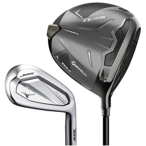테일러메이드 Qi35 MAX / 미즈노 JPX925 포지드 조합 풀세트 (9개 경량스틸 정품)