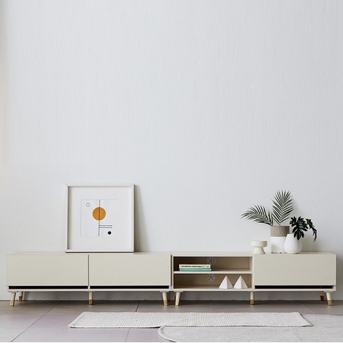 나무뜰 켄트 선반형 거실장세트 2400_이미지