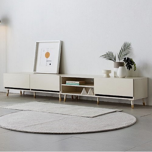 나무뜰 켄트 선반형 거실장세트 2400_이미지